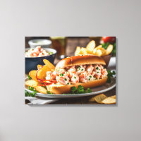Lobster Roll And Potato Chips