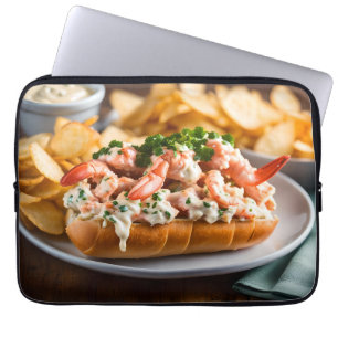 Lobster Roll and Potato Chips Laptop Sleeve