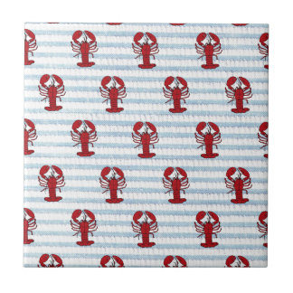 lobster seersucker tile