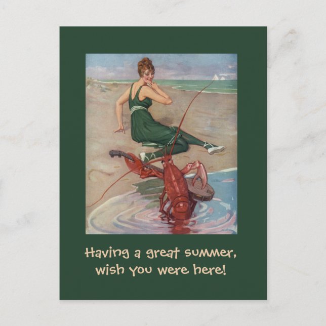 Lobster Serenade Postcard (Front)