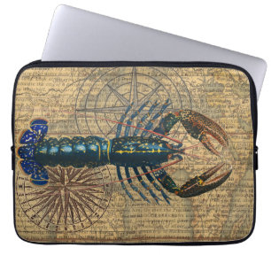 Lobster Shellfish Seafood Maine Classic Ocean Laptop Sleeve