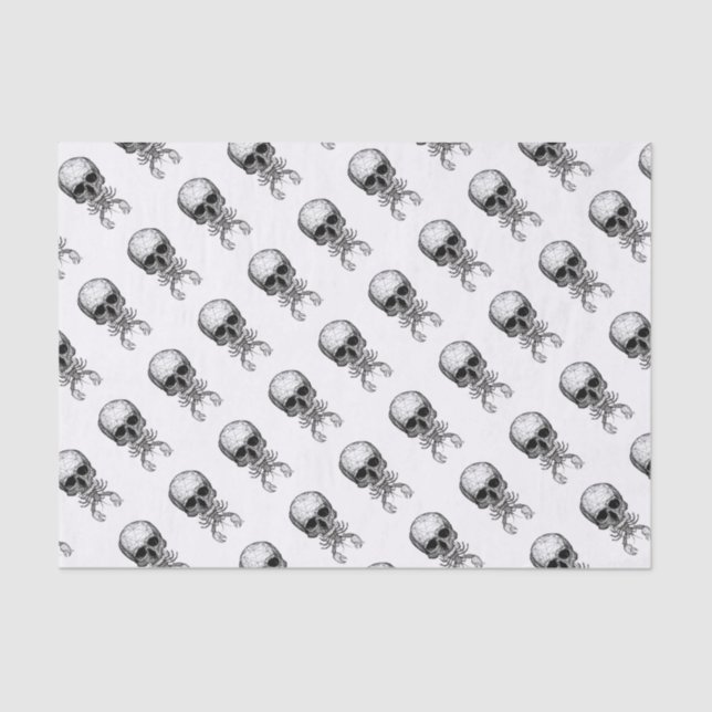 Lobster Skull Tissue Paper (Front)