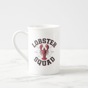 Lobster Squad Bone China Mug