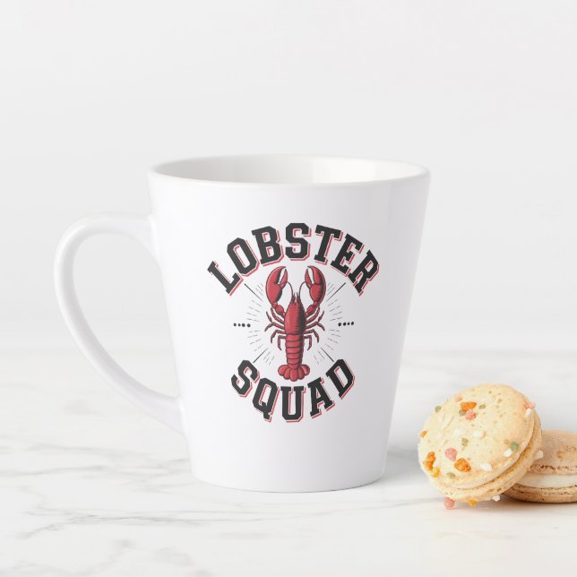 Lobster Squad Latte Mug (In Situ)