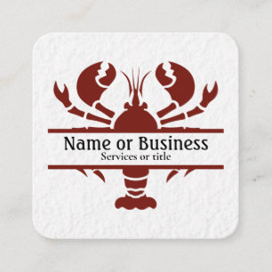 Lobster Square Business Card