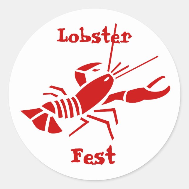 Lobster Sticker (Front)