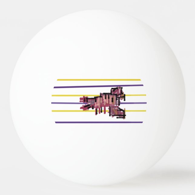 Lobster summer joy ping pong ball (Front)