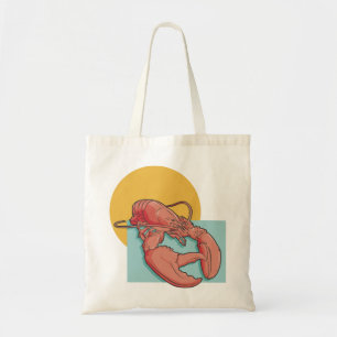 Lobster Sunrise Tote Bag