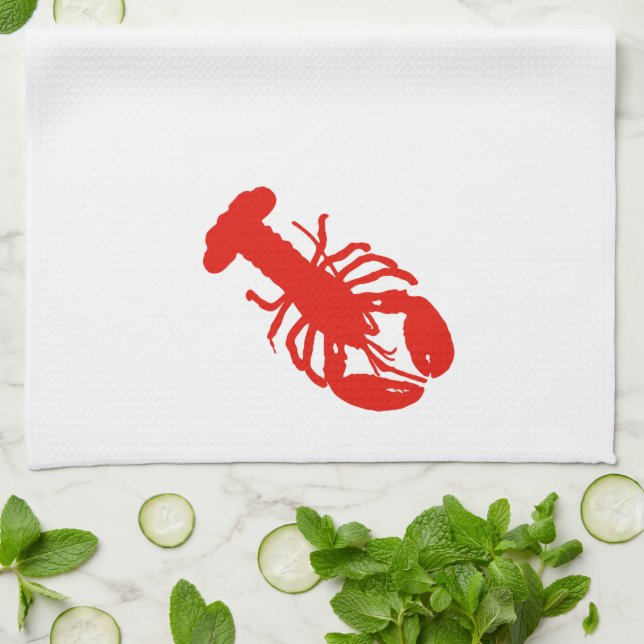 Lobster Tea Towel (Folded)