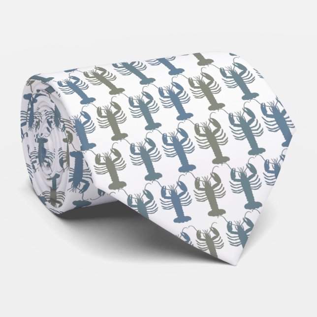 Lobster Tie Armani Greys (Rolled)