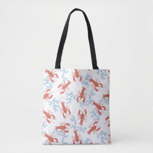 Lobster Toss Tote Bag