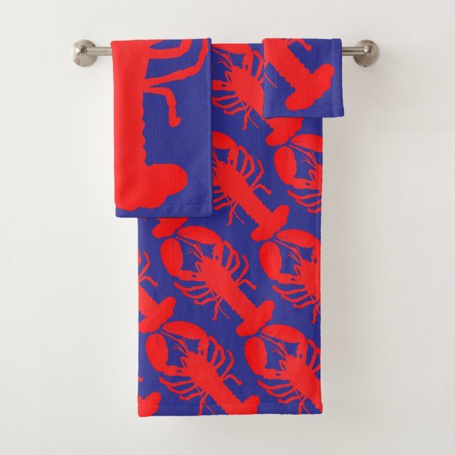 Lobster Towel Set (Insitu)