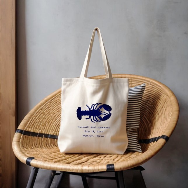 Lobster Wedding Welcome Gift tote Bag (Creator Uploaded)