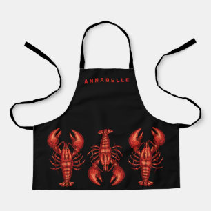 Lobsters Personalise Small Apron