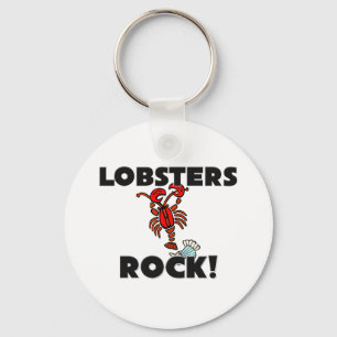Lobsters Rock Key Ring