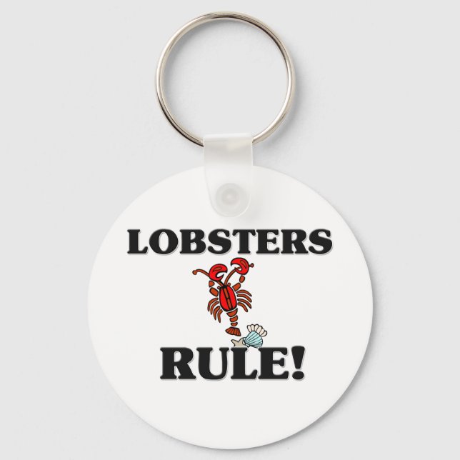 LOBSTERS Rule! Key Ring (Front)