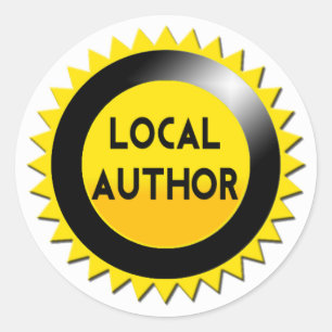 Local Author Starburst Sticker