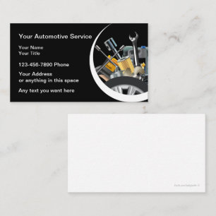 Local Automotive Service Business Cards