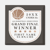 Local Basketball Grand Final Prize Trophy Keepsake