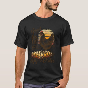 Local Egg Dealer Retro Chicken Funny Farmer Easter T-Shirt