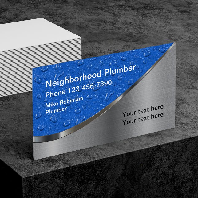 Local Neighbourhood Plumber Business Card (Creator Uploaded)