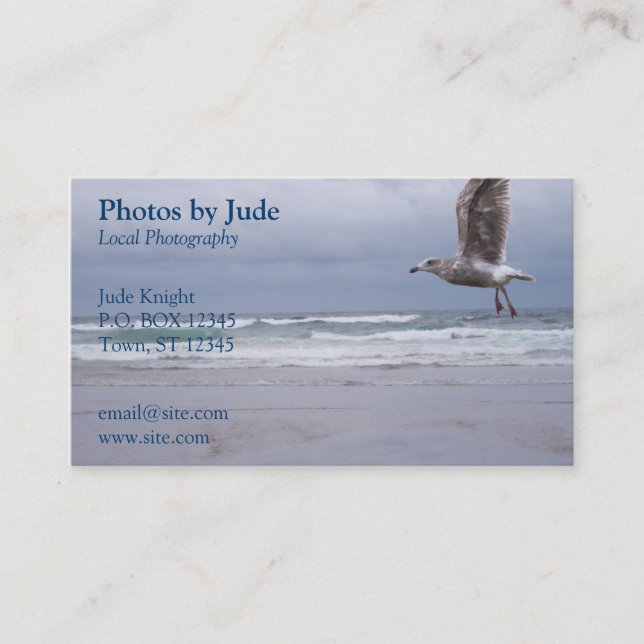 Local Photographer Business Card (Front)