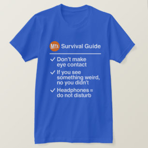 Local Rules   NYC subway humour T-Shirt