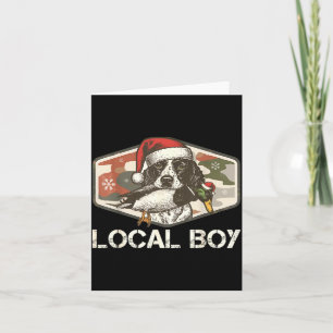 Local Southern Boy Duck Hunting Black Lab Outdoor  Card