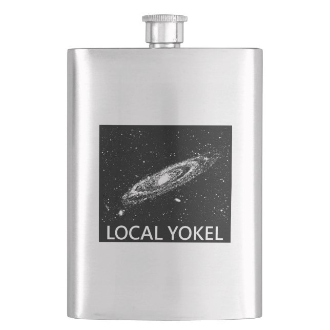 Local Yokel Hip Flask (Front)