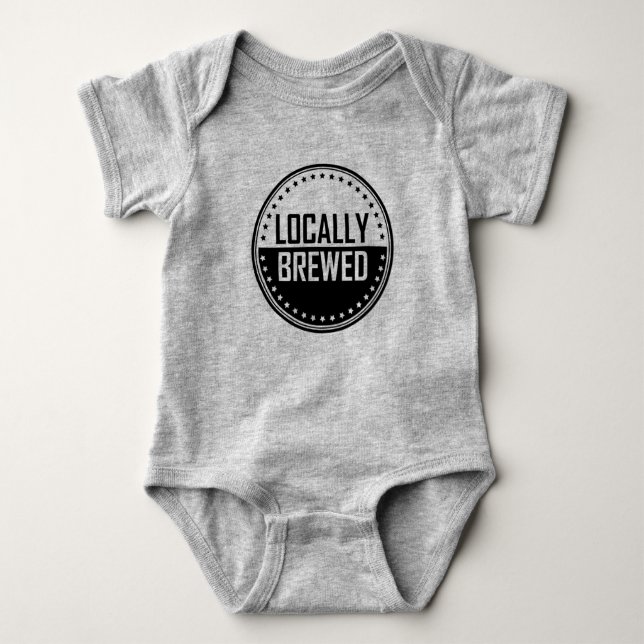 Locally Brewed Baby Bodysuit (Front)