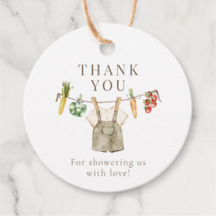 Locally Grow Farmers Market Books For Baby Shower Favour Tags