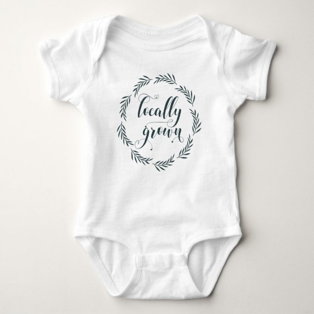 Locally Grown Baby Bodysuit (Front)