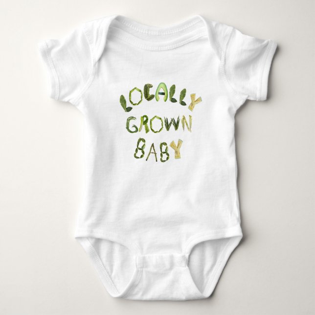 Locally Grown Baby Bodysuit (Front)