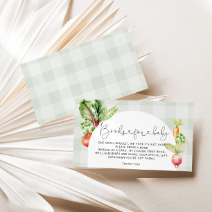 Locally grown baby farmers books for baby ticket enclosure card