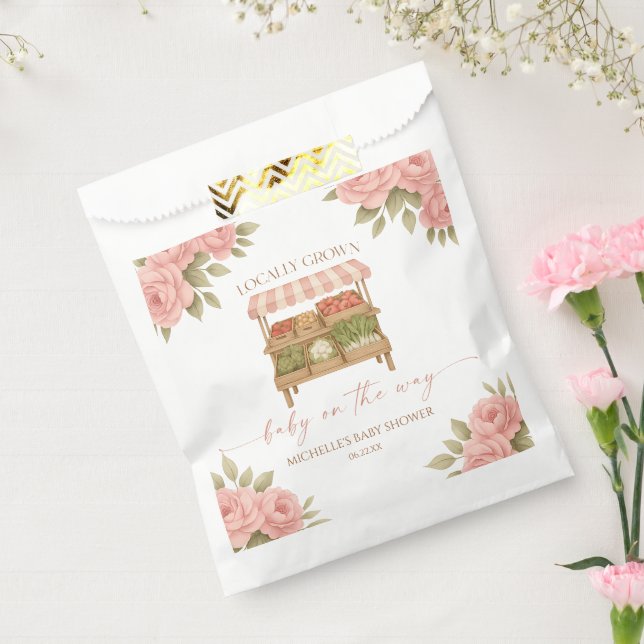 Locally Grown Baby Farmer's Market Baby Shower Favour Bags (Sealed)