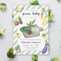 Locally Grown Baby Farmers Market Baby Shower