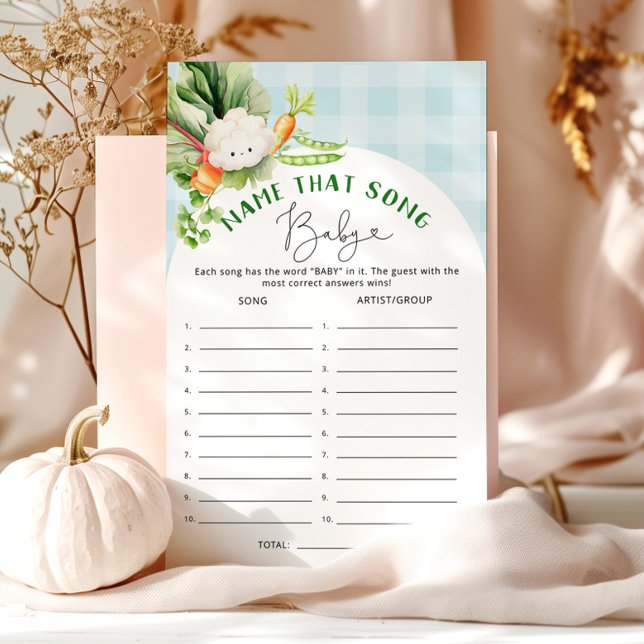 Locally grown baby Name that song baby shower game (Creator Uploaded)