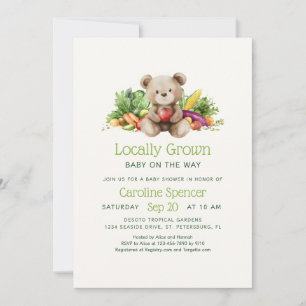 Locally Grown Baby On The Way Shower Invitation