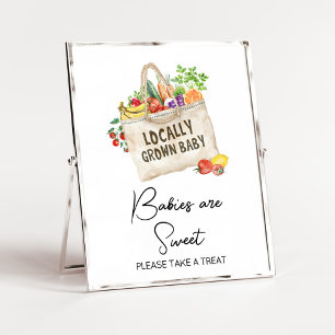 Locally Grown Baby Shower Babies are Sweet Sign