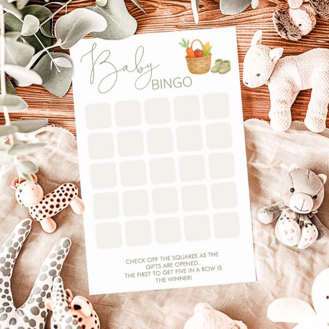 Locally Grown Baby Shower Bingo Game (Creator Uploaded)