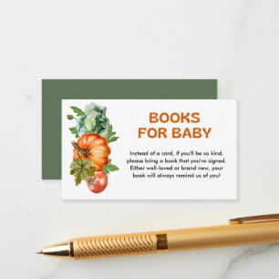 Locally Grown Baby Shower Books for Baby Enclosure Card