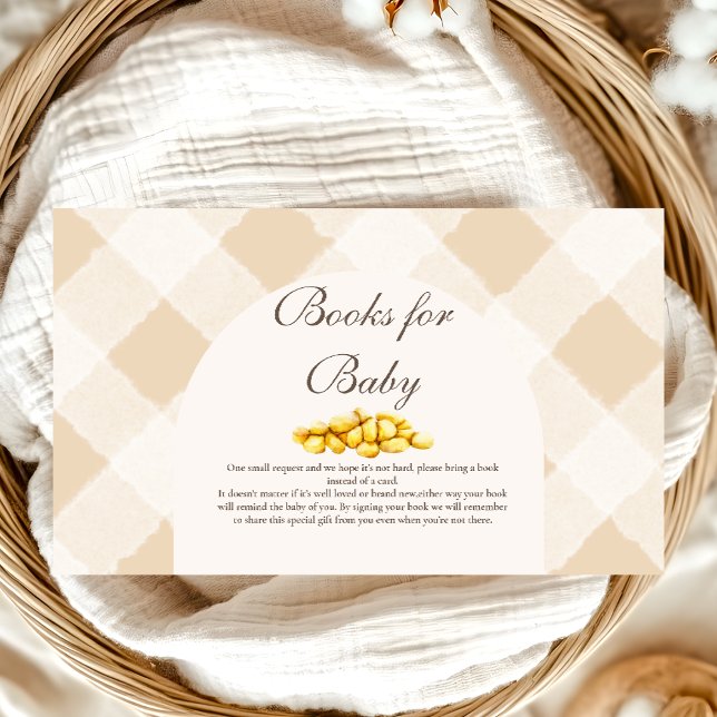 Locally Grown  Baby Shower Books for Baby  Enclosure Card (Creator Uploaded)