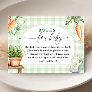 Locally Grown Baby Shower Books For Baby  Enclosure Card