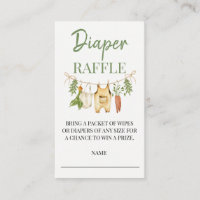 Locally Grown Baby Shower Diaper Raffle Insert