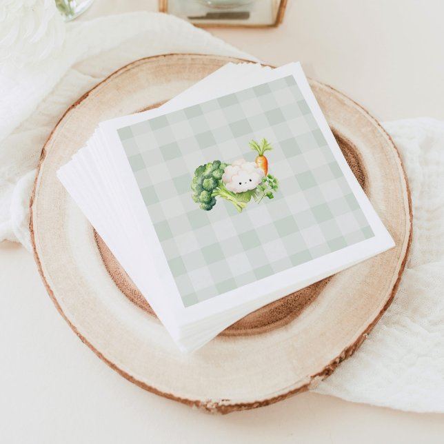 Locally grown baby shower Farmers market Napkin (Creator Uploaded)