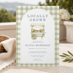 Locally Grown Baby Shower Invitation