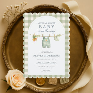 Locally Grown Baby Shower Invitation