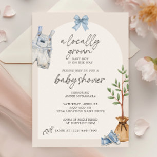 Locally Grown Baby Shower Invitation