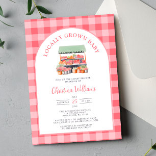 Locally Grown Baby Shower Invitation