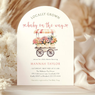 Locally Grown Baby Shower Invitation